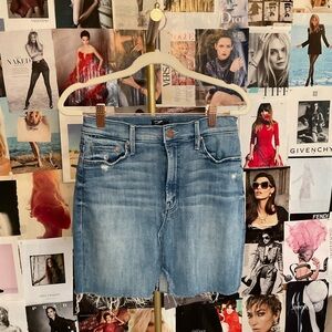 MOTHER The Sacred Slit Mini Skirt